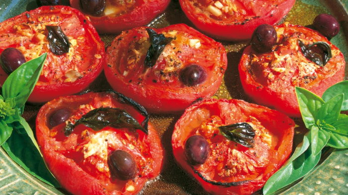 Summer Roasted Tomato Salad