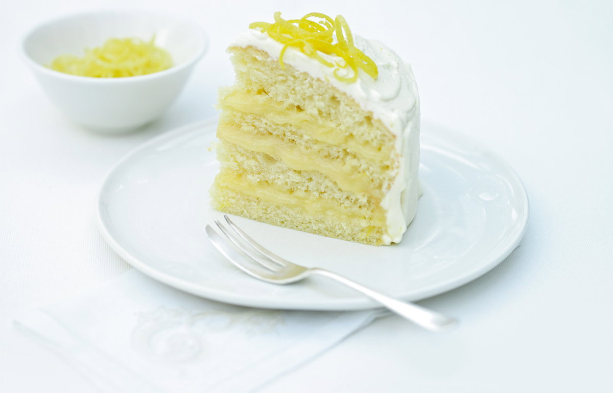 A picture of Cake of the Week: Lemon Curd Layer Cake