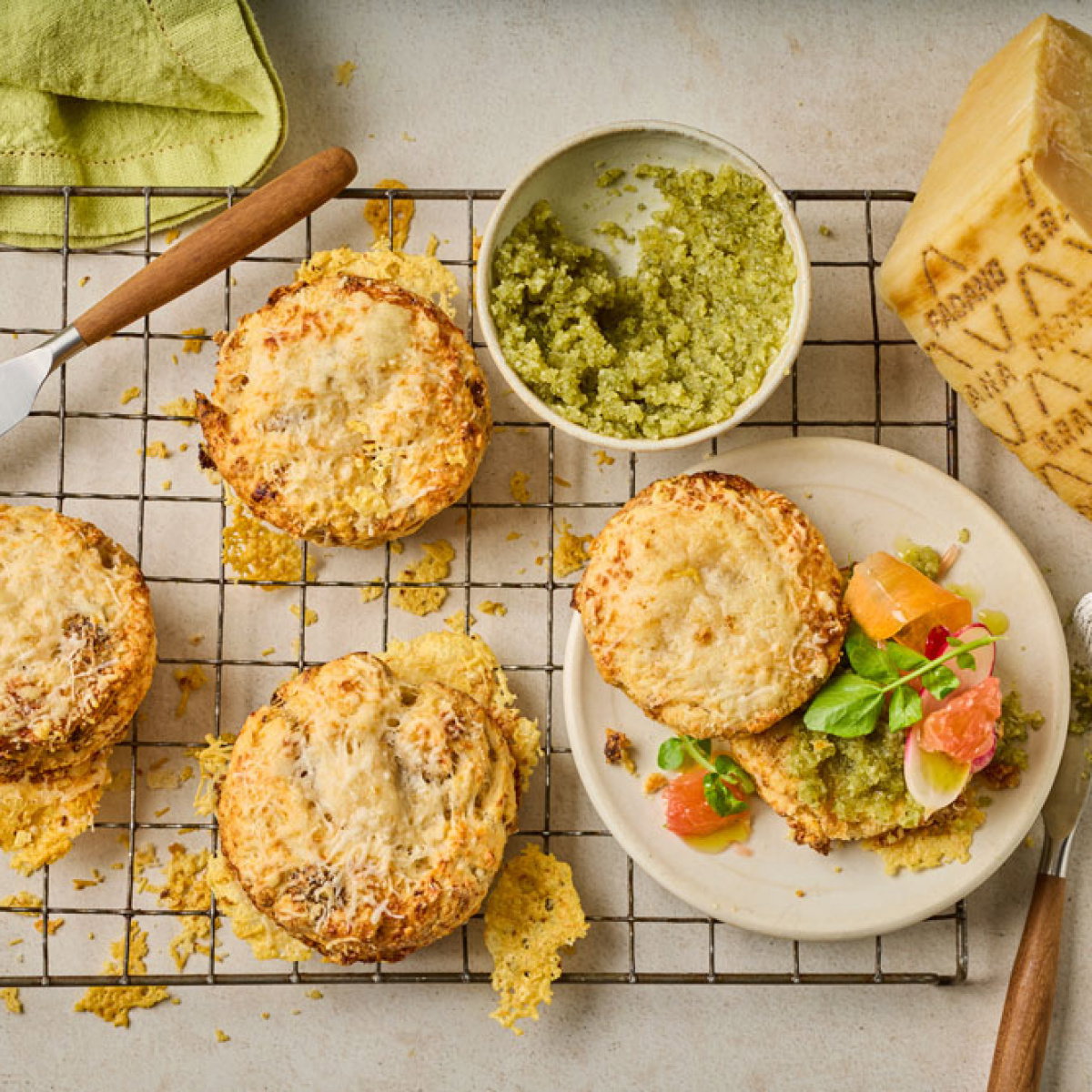 A picture of Alex's Spring recipes with Grana Padano PDO