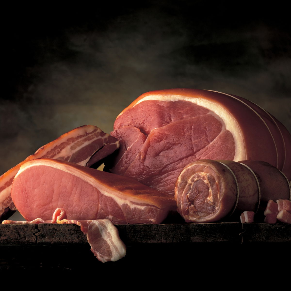 A picture of Delia's Bacon, including gammon ingredient